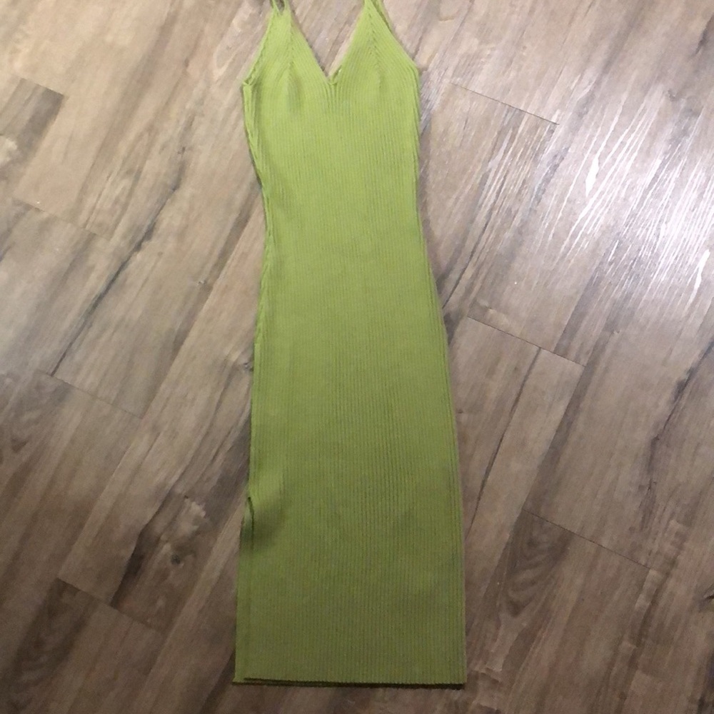 Allery Collection Olive green midi dress - Picture 3 of 6